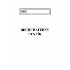 Registratúrny denník, A4, 100l, TO